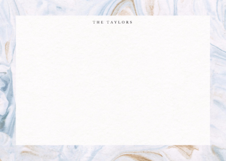 Personalised Stationery Customisable Notecards Papier