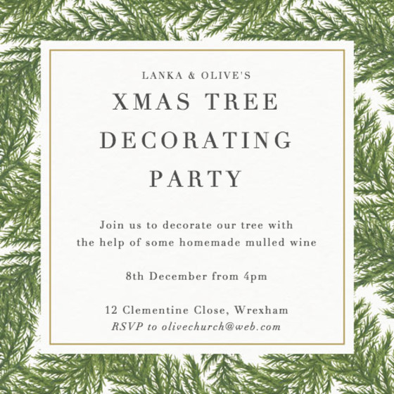 Eileen Party Invitation Papier