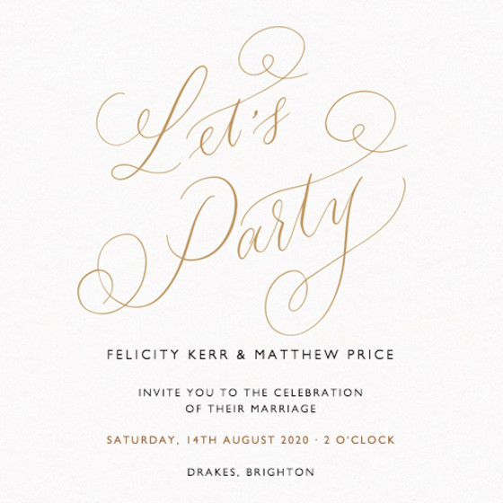 customisable invitations