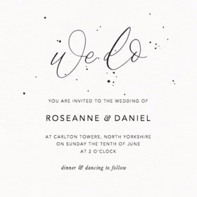 wedding invitation order